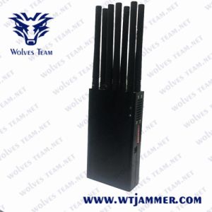 8 Antenna Wireless 30m 8W Handheld Signal Jammer