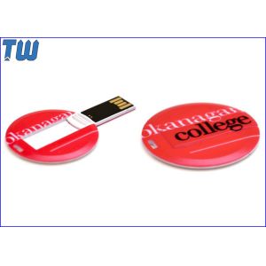 Slim Round Card USB 8 GB Flash Drive High Printing Quality Best Price Best