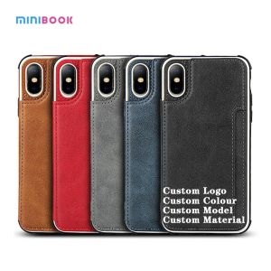 Cheap Top Grade Leather Wallet Phone Case for iPhone 13/14 Shockproof and Multi-functional for sale