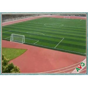 Natural Appearance Football Artificial Turf / Synthetic Grass Carpet For Soccer