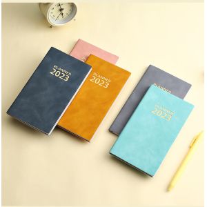 Leather Cover Notebook for Promotion Saddle Stitching Binding Journal Stationary