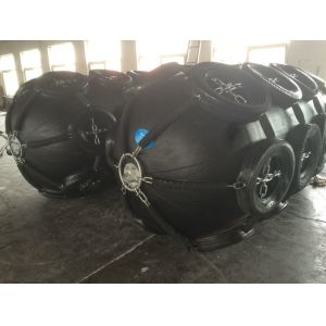 China Marine Floating Inflatable Pneumatic Rubber Fender Straight Type on sale