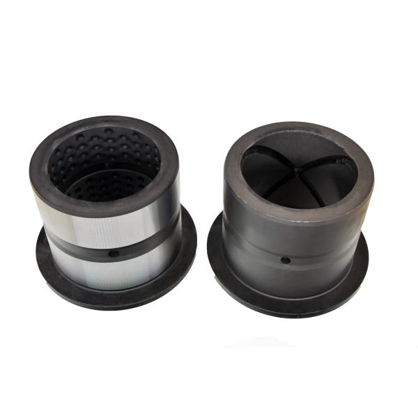 11744971 Steel Shaft Sleeve , SY300.3-12F Flanged Sleeve Bushing