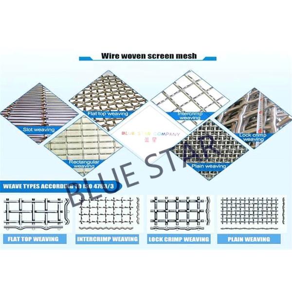 Plain Weave Carbon Steel Gravel Screen Mesh , Quarry Ming Crimped Wire Mesh