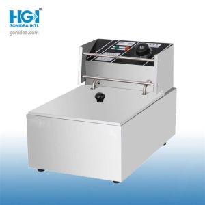 China Portable 6L Stainless Steel Electric Fryer Commercial For Chicken Chips on sale