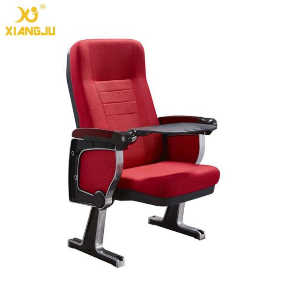 Quality PP Shell Aluminum Leg Stackable Auditorium Chairs With ABS Tablet wholesale
