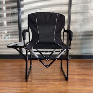 Outdoor Camping Picnic Fishing Chair with Side Table Lightweight and Portable