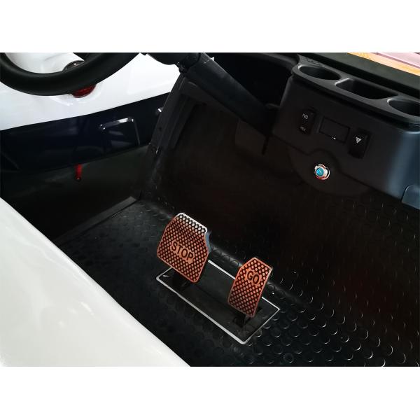 White 8 Seater High Performance NEV Golf Cart Vehicle 120Miles 48v 60v 72v For Community Club