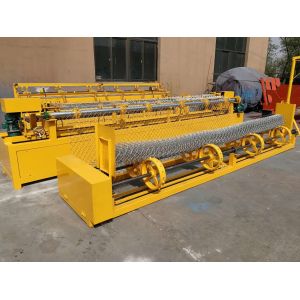 Fully Automatic Chain Link Fence Machine For Double Wire And Single Wire
