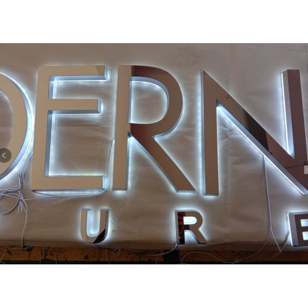 Led Luminous Text Back Lit Signage Outdoor Indoor Shop Wall Mounted Led Module Light Up Letter Sign