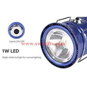 Plastic Multi-function Solar Camping Lantern Rechargeable,Portable Solar