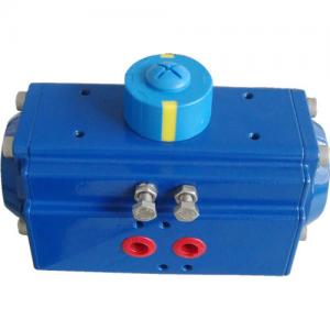 China 0-180 Degree Rotary Actuator 3 Position Pneumatic Rack And Pinion Actuator on sale