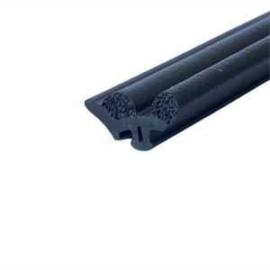 65±5 Hardness NR Doors And Windows Sealing Rubber Strip For Elastic Design And