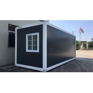 20FT/40FT Customized Flat Pack Container House with 4 Bedrooms and Garage