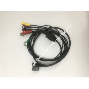 Zoll M Serve Defibrillator ECG Leads Chest 6 Leads Cable PN 3012-0021-02-12 REV