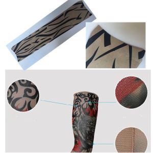 92% nylon material customized design seamless tattoo arm sleeves