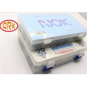 Transparent High Temperature Auto Rubber O Ring Kits , NBR O Ring 70 ROHS FDA