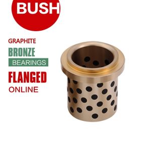Centrifugal Plugged Graphite Turned Bronze Bushings Custom Oversized Extra Big