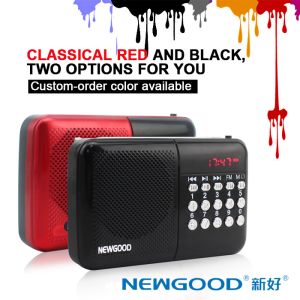 SD card plug in NEWGOOD digital radio music player speaker