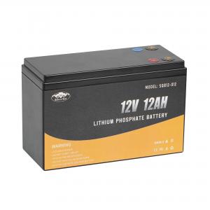 China 12V 12Ah LiFePo4 Battery, 2000+ Cycles LFP Battery For Small UPS, Power Wheels, Fish Finder, Scooters on sale