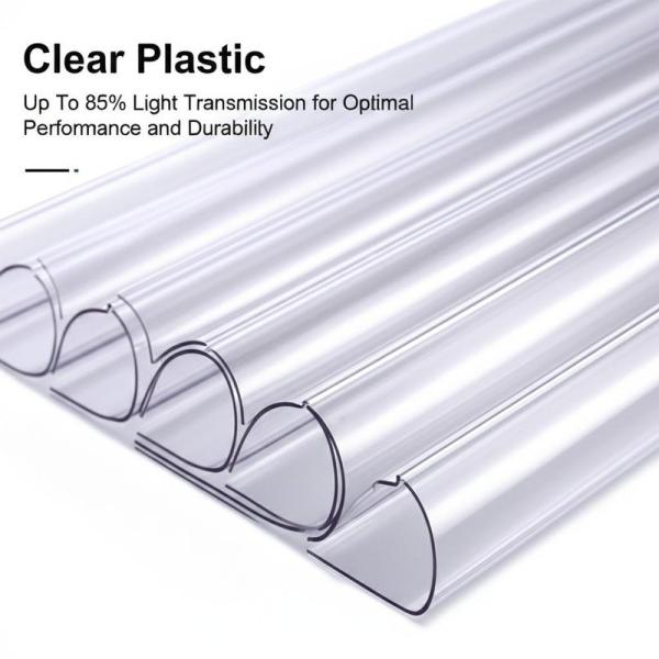 Quality Clear Plastic Up To 85% Light Transmission for Optimal Performance and Durability wholesale