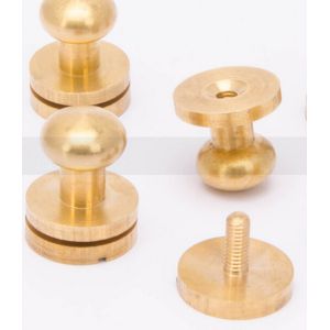 Leather Craft 10mm Head Screwback Button Stud