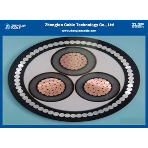 18/30KV Medium Voltage 3 Core Power Cable Insulated Cable IEC 60502/60228