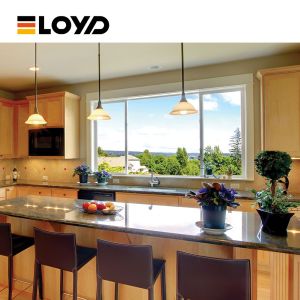 Double-Sash Aluminum Sliding Window with Cross Ventilation