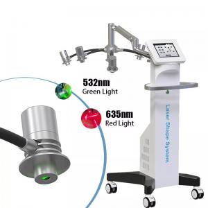 China Green Color Weight Loss Equipment 6d Laser Burns Fat Permanently Removal 300MW on sale