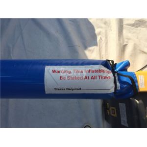 Commercial Grade Wave Inflatable Dry Slide 7.6x3.8m Customized