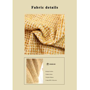 Three-dimensional Texture Woven Blended Fabric for Sofa & Pillow & Cushion