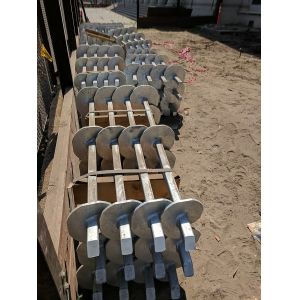 Foundation Helical Piles Solar Panel Ground Screw Deck Helical Anchor Fence