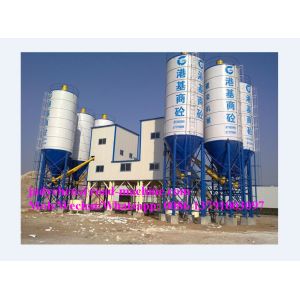 China HZS50 model Concrete Batch Mix Plant with mixer JS1000 , power 100KW on sale