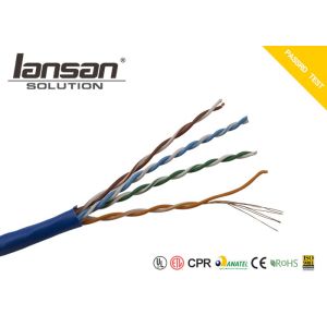 BC Material UTP Cat5e Cable 24AWG ANATEL Polyethylene Normal CPR PVC