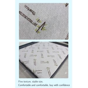 Knitted Fabric Bamboo Polyester Fabric Quilted Jacquard Mattress Polyester