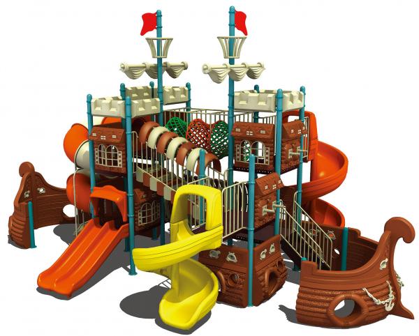 Quality pirate ship plastic swing sets,toddler outdoor play equipment,kids playground toys wholesale