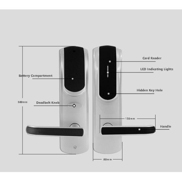 High Security Room Door Locks Durable 304 Stainless Steel Long Battery Life Span
