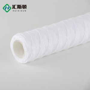 40 Inch 5 Micron PP Yarn Spiral String Wound Thread Filter Cartridge for