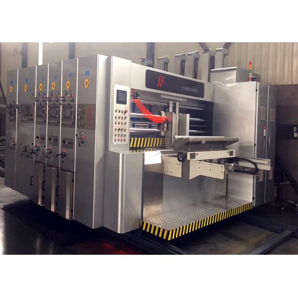 Quality Fully Automatic Vacuum Feeder Flexo Printer Slotter Die Cutter Machine Speed 200 Pcs / Min wholesale