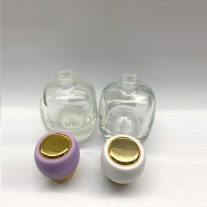Round Cute Design 30ml 50ml Luxury Perfume Bottles With Atomizer