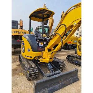 Low-Hour Used Mini Crawler Second Hand Komastua PC30 3 Ton Backhoe Digger