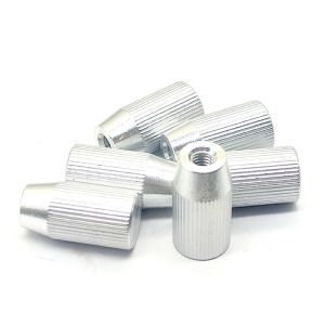 Aluminum Knurled Thumb Screw 12.8×25mm CNC Precision Machined Custom Anodized