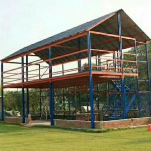 Outdoor Q235B Elevated Steel Platform 1.25 Tons Multi Tier Racking System