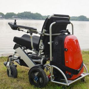 125KG Load Anodizing Multifunction Foldable Electric Wheelchair