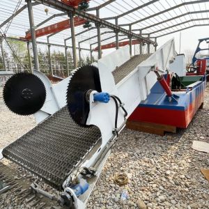 60kw Aquatic Weed Harvesting Water Hyacinth Harvester Machine Designed For