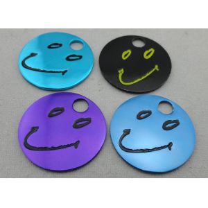 Aluminum Anodized Trolley Coin, personalised Trolley Coin Keyring with Stamped, Photo Etching, Injection