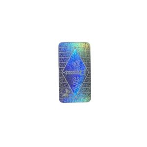 Security Tamper Evident Label Hologram Silver Scratch Off Stickers