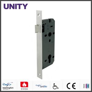 65mm Backset Commercial Door Locks PVD Black Finish ML208502 For Sprung