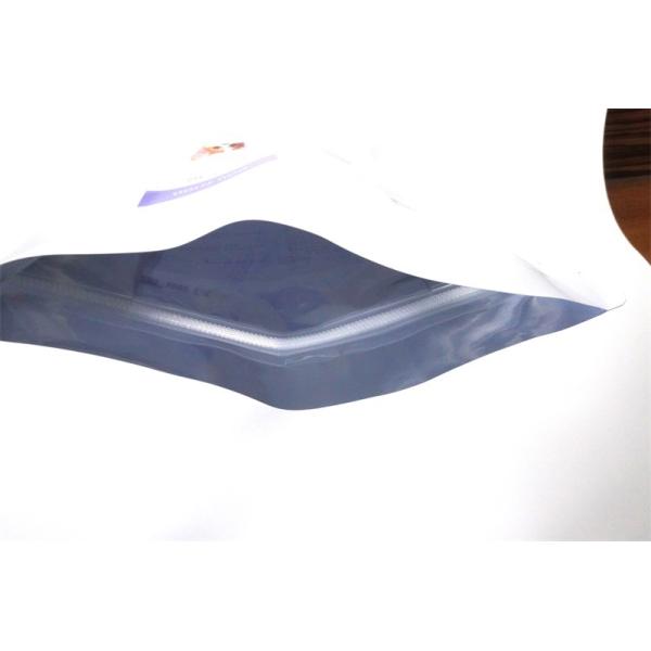 Laminated Aluminum Foil Side Cat / Dog Resealable Pet Bag With Valve Or Canister Strap