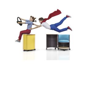 Adjustable Multi Purpose Chailibrary Chair Fabric And Steel Material